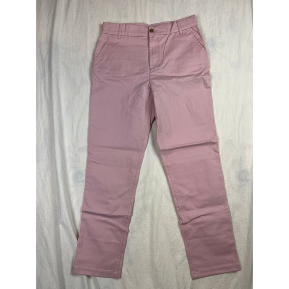 Crewcuts Other - Crewcuts High-Rise Girlfriend Chino Pink Pants BS056 Size 14 NWT